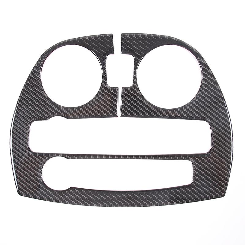 For Mitsubishi Eclipse 2006-2011 Soft Carbon Fiber Car Center Control Air Outlet Panel Cover Trim Sticker Car