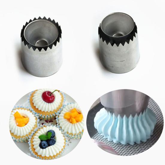 Ring Cookies Nozzle DIY Dessert Mold Icing Decorating Cake Pastry Baking Tool