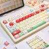 Farm Retro PBT Keycaps, Wear-Resistant Dye-Sublimation, Five-Sided Design, Original Height, Cross Stem Compatibility