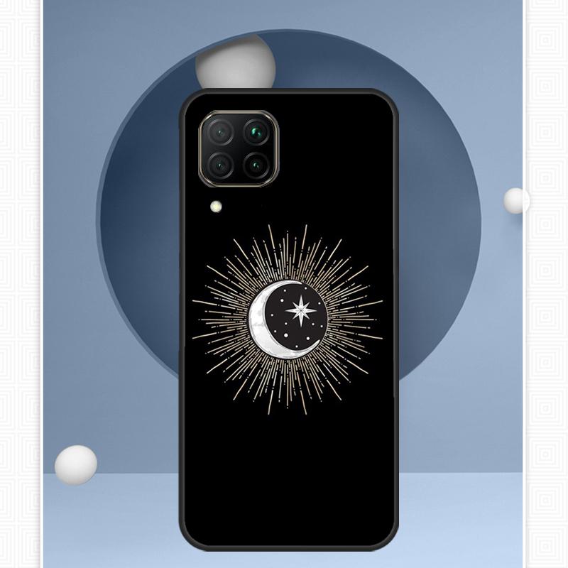 Sun Moon For Huawei Nova 12s 12i 11i 8i Y91 Y60 Y70 Y72 Y90 Y61 9 10 SE P20 P40 Lite P30 P60 Pro Case