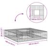 Gabion Raised Bed Silver