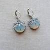 Vintage Dragonfly Pattern Earrings with Moonstone, Dainty Elegant Dangle Earrings for Women,  Daily & Party Jewelry