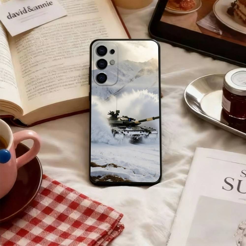 Heavy tank Phone Case For Samsung S25,S24,S21,S22,S23,S30,Ultra,S20,Plus,Fe,Lite,Note,10,Soft Black Cover