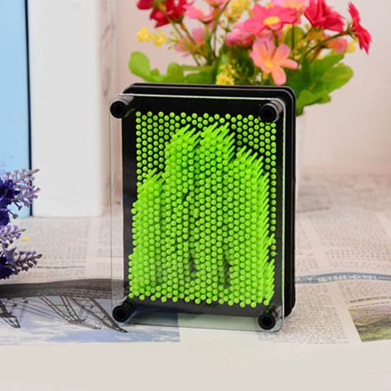 3D pin art senzorická hračka novinka klon ruční model jehlová hračka plastová fidget dlaňová deska pro domácí dekoraci stolu narozeninový dárek pro děti i dospělé