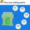 DC 24V Signal Isolator 1 In 1 Out/1 In 2 Out/2 In 2 Out Isolator Distribution Signal Separator Barrier Distribution Module