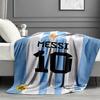 Coperta Stampata Lionel Messi - Morbida e Confortevole, per Camera da Letto, Viaggio, Divano, Decorazione Casa - Regalo di Compleanno Natale per Amico