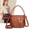Fashionable Handbag Ladies' Bag Bucket Bag Underarm Bag Casual Soft Leather Feel Crossbody Bag for Middle-aged Women