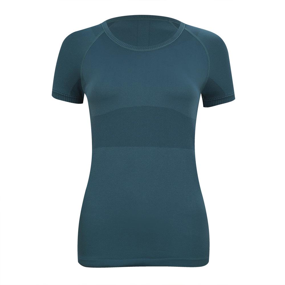 

Женский спортивный топ с коротким рукавом и круглым вырезом, быстросохнущий, для йоги и бега (Высокая эластичность, В наличии) L