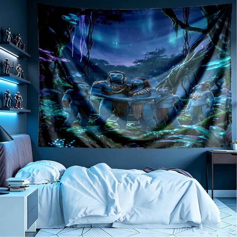Arazzo con Stampa Avatar, Leggero da Appendere a Parete, per Camera da Letto, Dormitorio, Soggiorno, Decorazione Artistica per la Casa - Regalo di Compleanno o Natale per Amici