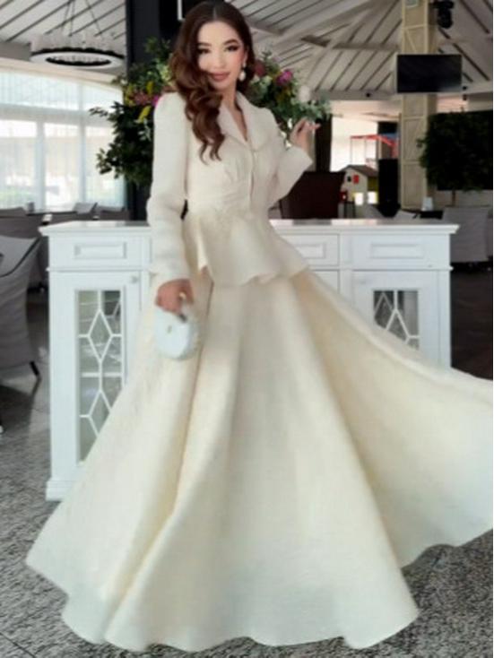 2025 Summer Trendy Coat & High-Waist Slimming Midi Skirt Set