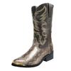Men's Boots Designer Snake Pattern Mid-calf Boots Classics Embroidered Men's Western Cowboy Boot Pointed Toe Leather Boots Botas