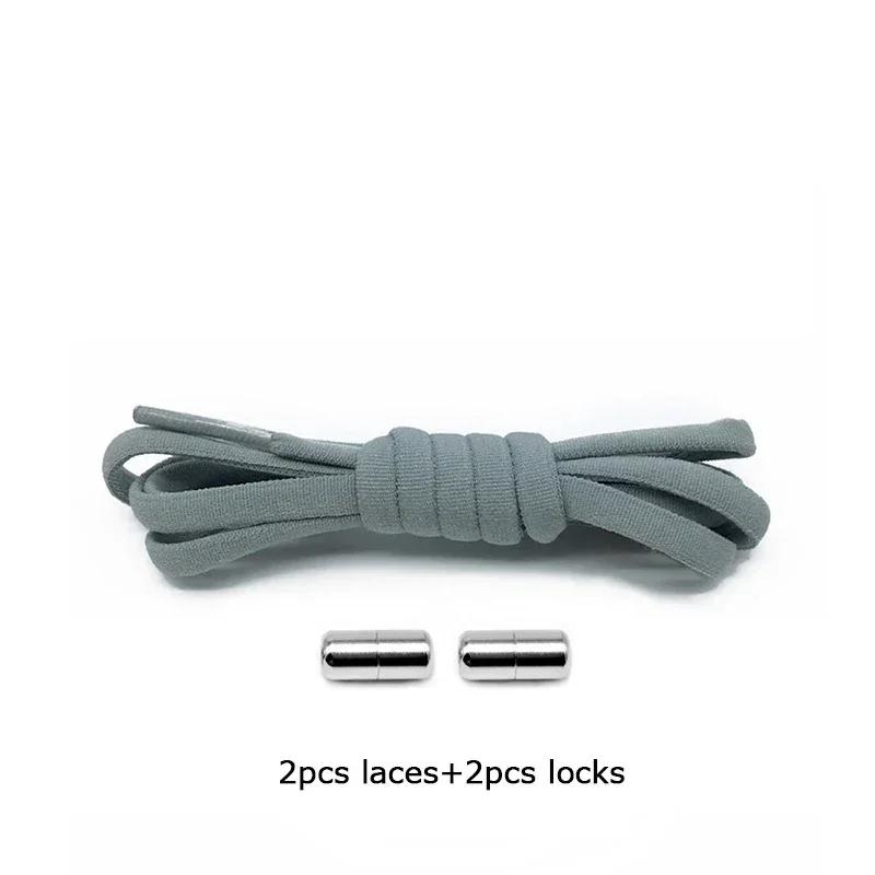 Kinder Kind Schnürsenkel ohne Binden Metallverschluss Elastische Schnürsenkel Turnschuhe Herren Freizeit Elastische Schnürsenkel Damen Schnürsenkel für Turnschuhe