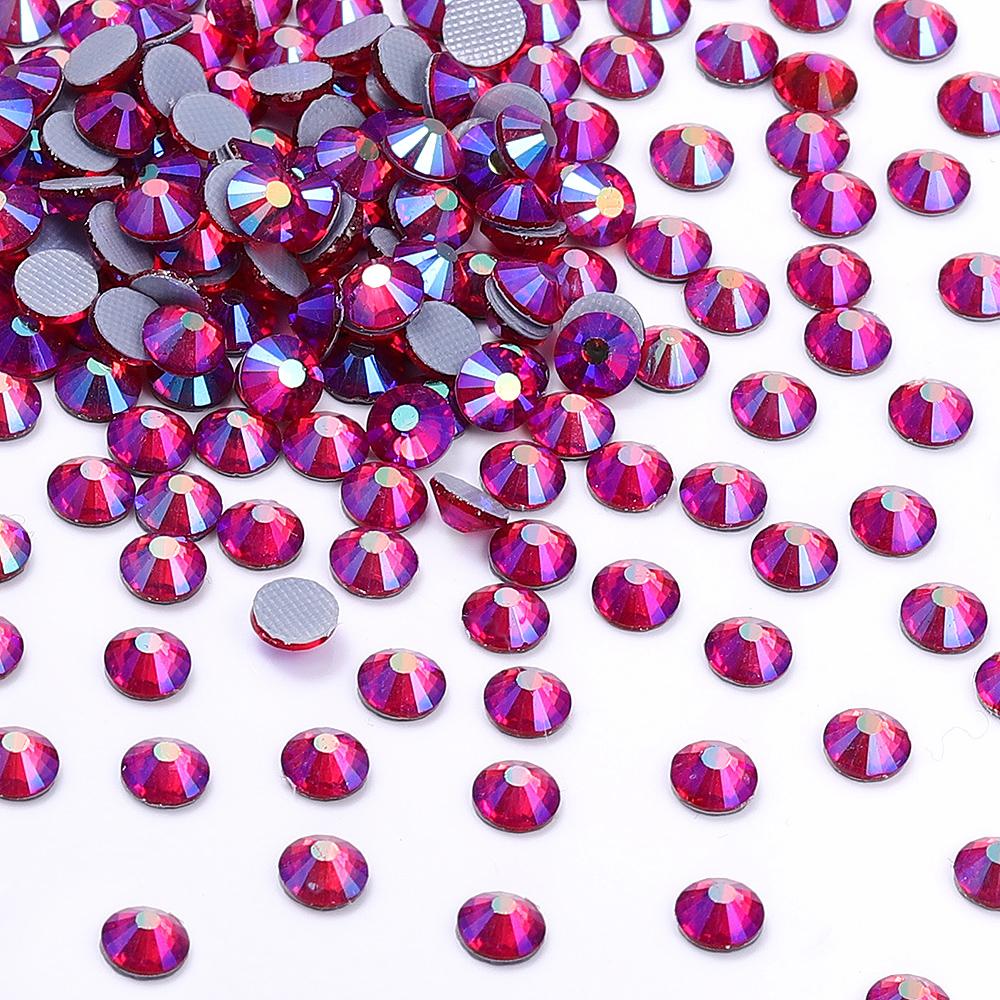 Hotfix Glass Rhinestone Crystal AB Effect High Quality Rhinestones Bulk Crystals Stones Garment Accessories for Clothing
