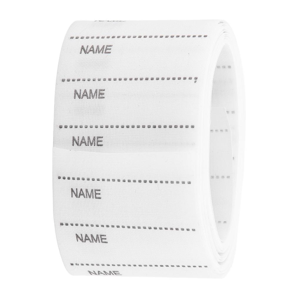 200pcs Iron On Woven Name Labels White Sew on Name Tags Iron On Clothing Labels For School Uniforms