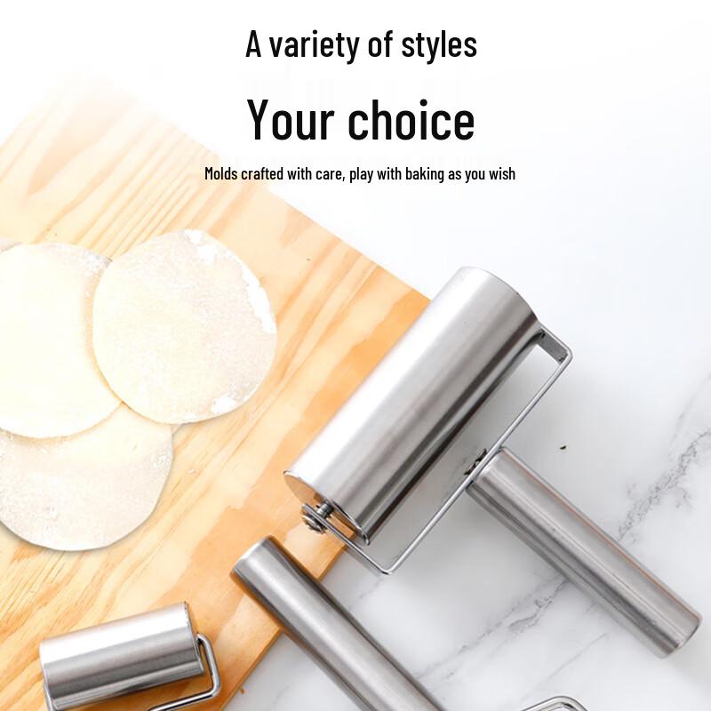 Stainless Steel Rolling Pin Set