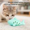 1pc Cat Feeding Slow Food Dispenser, Small Fish Shaped Leakage Toy, Soft Silicone Material, Can Be Used for Freeze-drying Cats