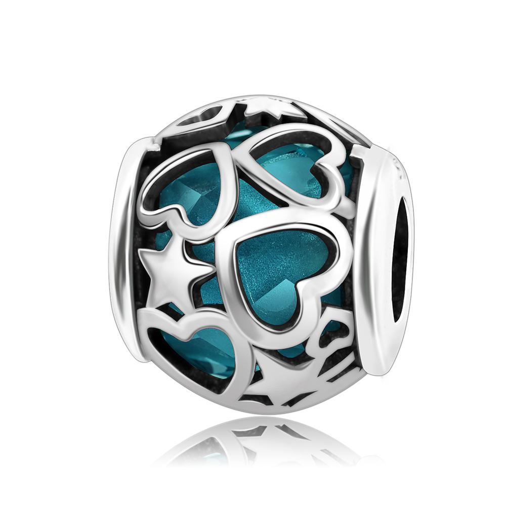 Grüne Farbe Charms Fit Armbänder 925 Silber Avocado Klee Perle Kaktus Chamäleon Zirkon DIY Schmuck Charme