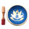 Singing Bowl Set White Blue 14cm Yoga Moves