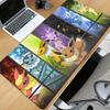 Pokemon Cartoon Cute HD Printing Gaming Mousepad Computer Lock Edge Natural Rubber Esports Desk Pad Large Mouse Pad