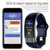 Smart Health Band with ECG, PPG, SPO2 Tracking, 1.8 Inch LCD Touch Screen, IP67