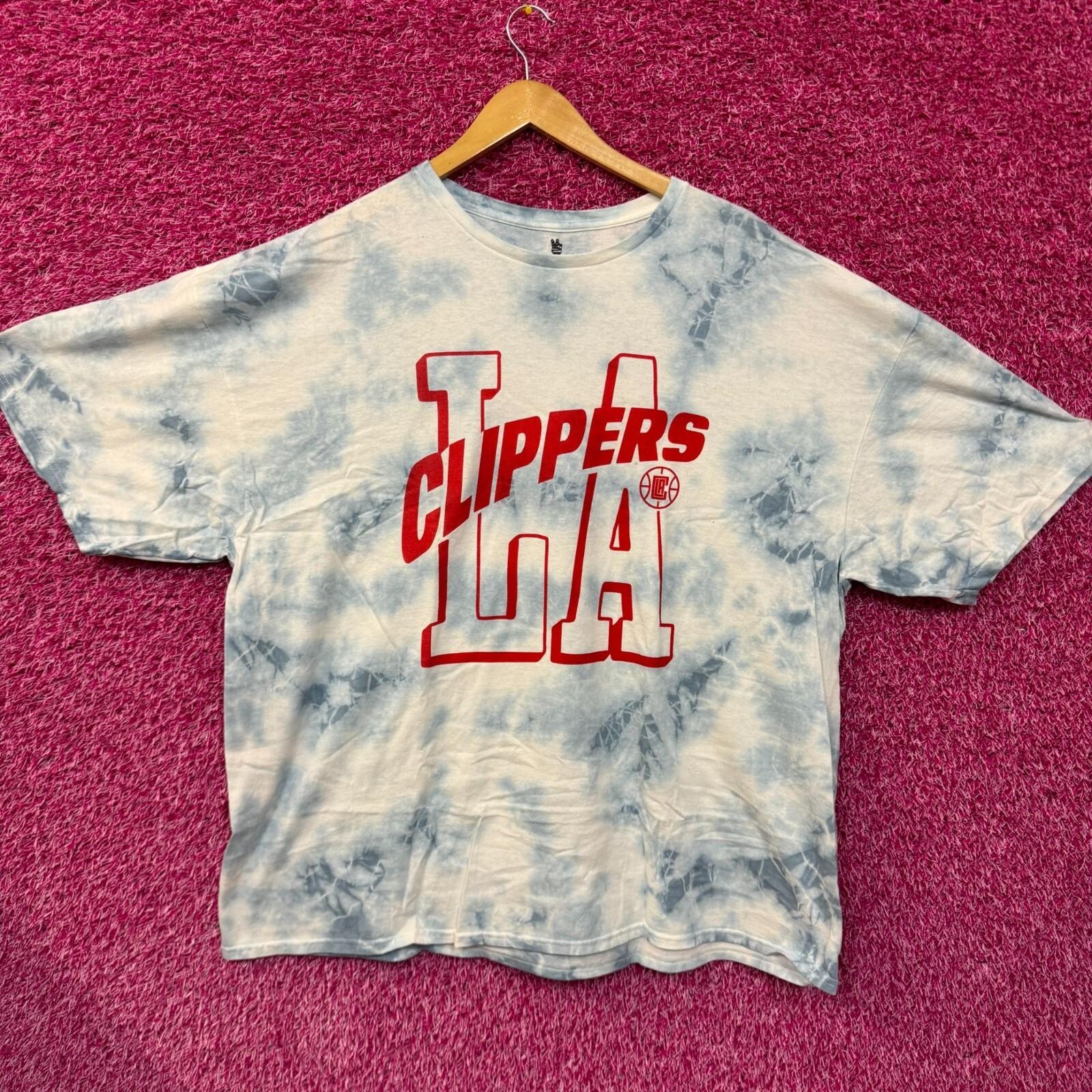 Los Angeles Clippers NBA Hardwood Team Tie Dye T-shirt 2XL XL