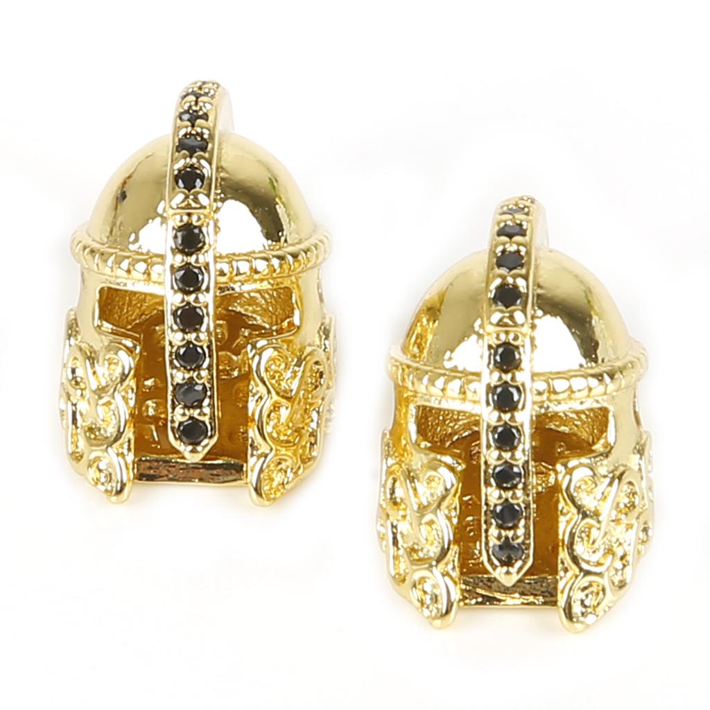 2 tk metallist kuupmeetrist tsirkooniumoksiidist lahtised helmed ehete valmistamise käevõru tarvikud