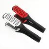 Straight Hair Comb Premium Bristles Anti-static Double Sided Ergonomic Handle Heat-Resistant Hairdressing Tool Hairdressing Straightener Comb Clamp