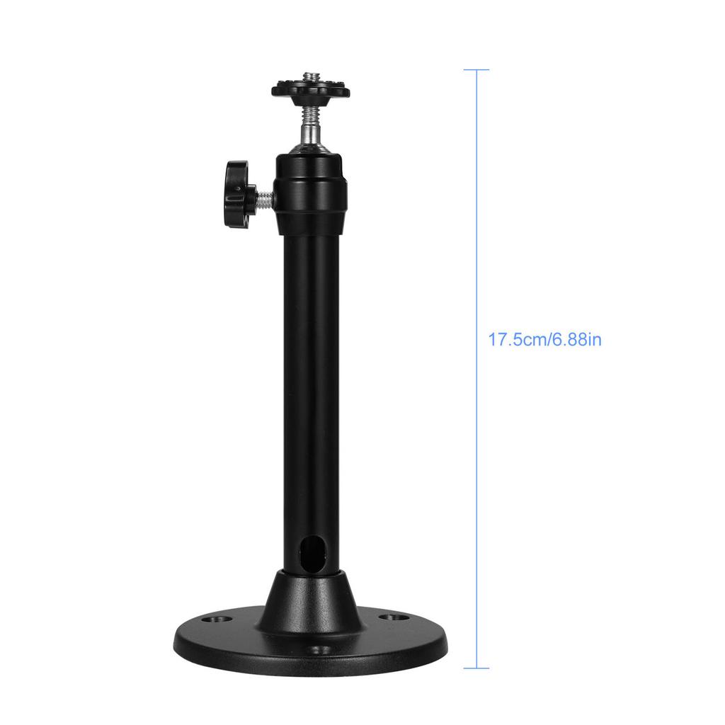 Small Ceiling Wall Projector Mount Stand with 3 Screw Adapters Compatible with Most Projector