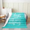 Deer Silhouette Throw Blanket Antlers Arrow Pattern Fleece Blanket Stripes Grid Camouflage Bed Blanket for Kids Teens Room Decor