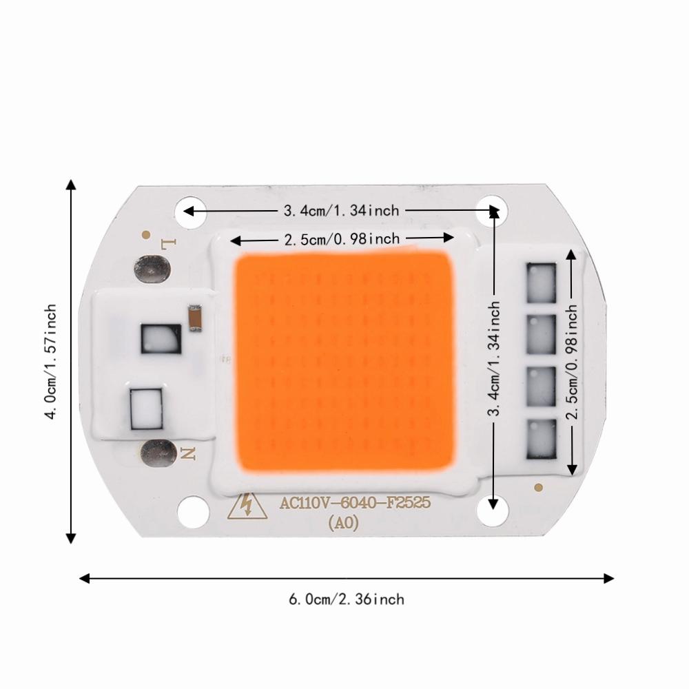 120 Degree Beam Angle Full Spectrum Grow Light Aluminum Plant Growth Lamp  Gardening