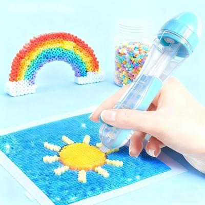 Easy Bead Crafting Tool Automatic Press Pen with Comfortable Grip Simplifies Jewelry Making for Kids Art Projects & Gifts