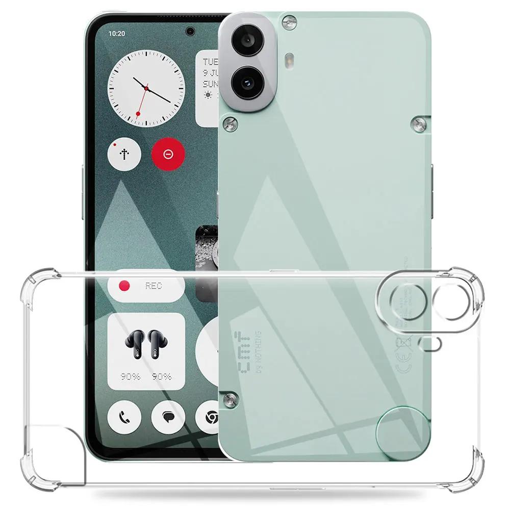Case For Nothing CMF Phone 1 Case Clear Silicone Soft Phone Fundas For Nothing CMF Phone 1 Transparent Shockproof Protect Cover