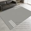 Nordic Geometric Carpet Luxury Living Room Decoration Large Area Simple Style Soft Rug Bedroom Non-slip Floor Mat Easy Cleaning