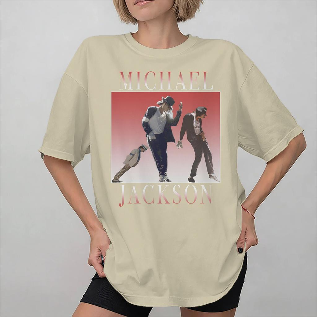 Michaels Jacksons MJ the Musical Tee Shirt for Unisex Women Fashion T Shirts Cotton Clothing
