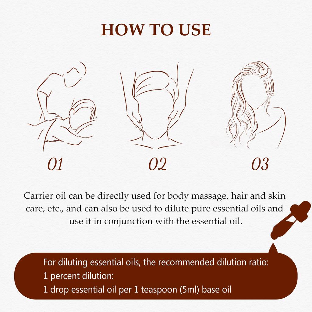 MAYJAM 250ml 8,8oz Nosný olej Make Cuticle Oil Creames Tělové oleje Balzámy na rty Sladké mandle Šípkový olej z hroznových jader Jojoba Olivový olej