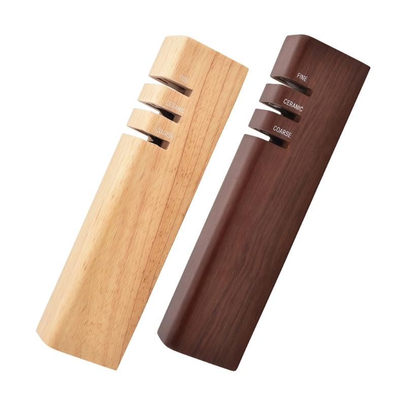 Wood Knive Sharpener,3Stage Sharpening Handheld Manual Knive Blade Sharpener,Precisions Knive Sharpener Tools