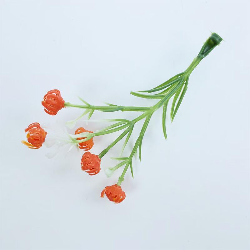 Small Fresh Simulation Starry Fork Handmade Diy Hairpin Flower Garland Headdress Decorative Accessories Artificial Plastic Flower Strings