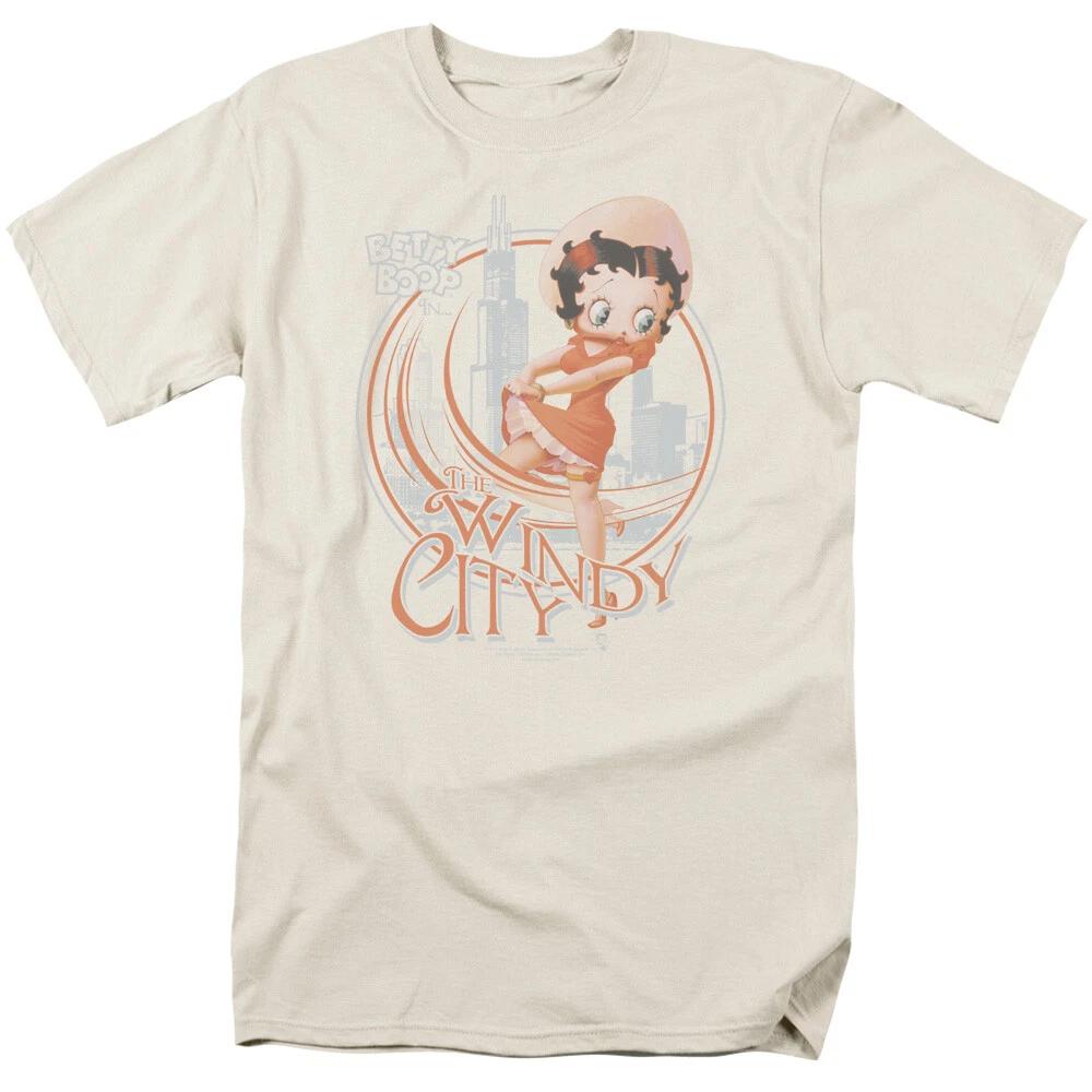 Betty Boop  The Windy City  T-Shirt 2XL