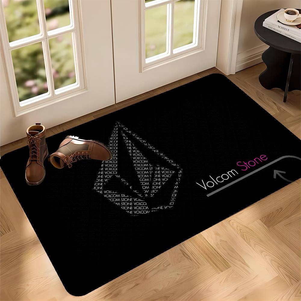 V-Volcoms Door Mat Washable Non-Slip Living Room Sofa Chairs Area Mat Kitchen Toilet Rug