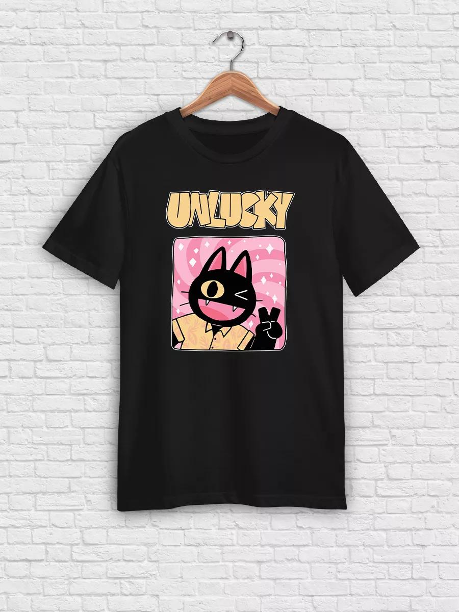 Cat among flowers print T‑shirt 4XL