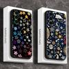 Colorful Star Phone Case For Samsung Galaxy A 91,80,73,72,71,53,52,51,22,5G Shockproof Soft Black Cover