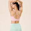 Ayub Women's Built-in Cup Breathable Sports Bra & Tank Top