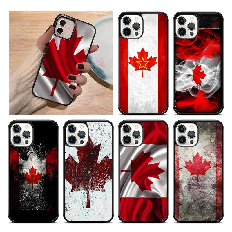 Canada Flag Phone Case Cover For iPhone 17 Air 15 Pro MAX 16 Plus 14 11 12 13 Coque