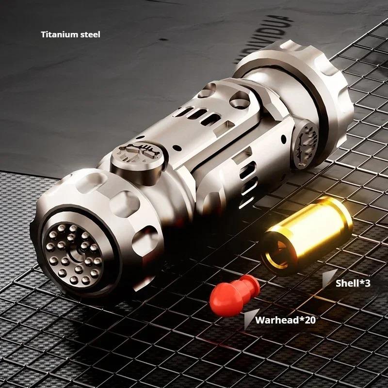 Stun Grenades Pistol Guns Novelties Sensory Metal Toy Creative Cool Things Punnk Mechanical Relieve Stress Relief Adults Toys