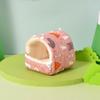 Casa Quente de Inverno para Hamster Pelúcia Mini Tapete de Gaiola Fofo Ninho para Porquinho da Índia