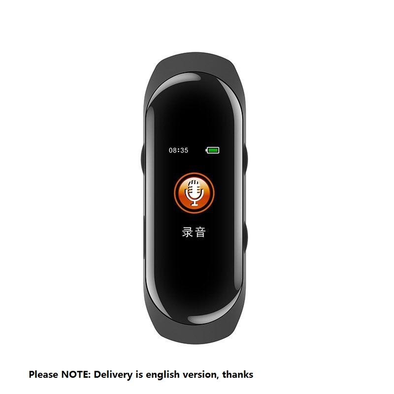 MP4 Recorder Bracelet Security Record Device With Step Account one key Voice Recorder MP3 Player E-book Voice Record16GB/32GB