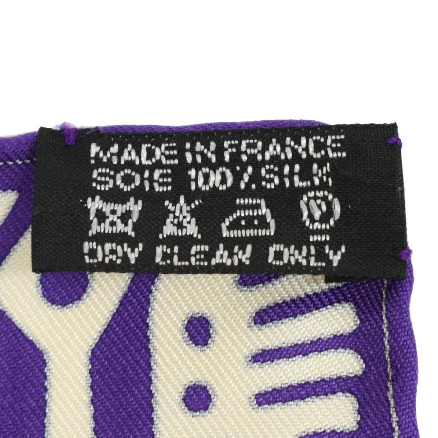 [USED]Like New Hermes Carre 90 Large Scarf ZABAVUSHKA Russian Doll Silk Purple Multi HERMES 100%