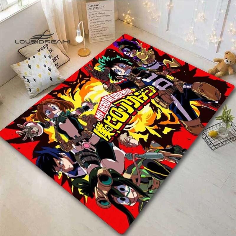 Carpet Living Room My Hero Academia Home Decor Rug Play Mats Decor Bedroom Carpets Child Play Lounge Area Rugs Dining Table Mat