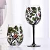 Exquisite Glass Cup Four Seasons Trees Cocktails Cup Durable Glass Material