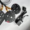 (B-I-L) EL Glow Gauge Faceplate for Mercedes E Class W124 220 KM 7000 RPM with Economy